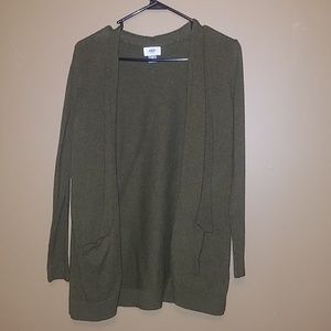 Old Navy Army Green Cardigan